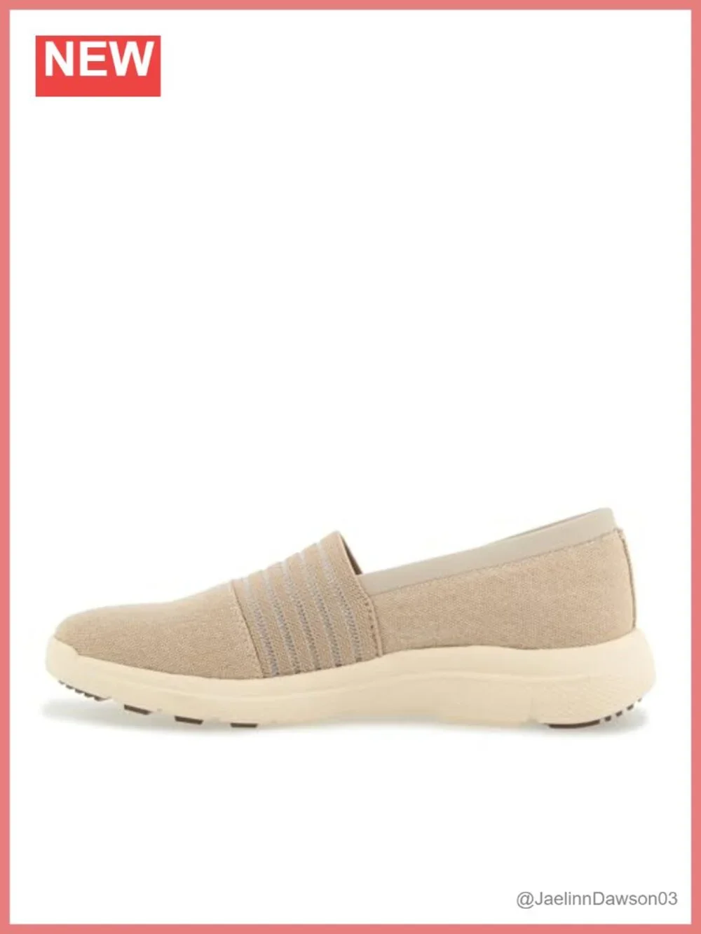 Women's Canvas Slip-on Loafer Flat Water Resistant Lightweight APMA Accepted